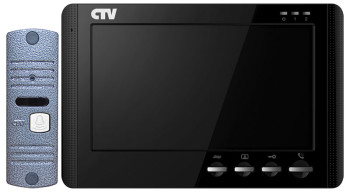 Комплект цветного видеодомофона CTV-DP1700 M (W/B)