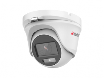 Купольная HD-TVI видеокамера HiWatch DS-T203L (3.6 mm) с LED-подсветкой до 20м