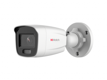 Цилиндрическая IP-видеокамера HiWatch DS-I450L (2.8 mm) с LED-подсветкой до 30м