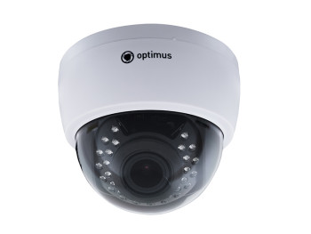 Купольная IP-видеокамера Optimus IP-E022.1(2.8-12)PE с ИК-подсветкой до 22 м