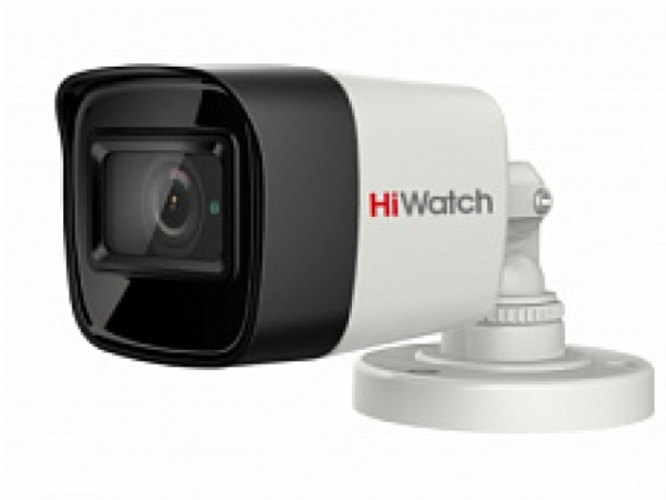 Цилиндрическая HD-TVI видеокамера HiWatch DS-T800 (6 mm) с ИК-подсветкой до 30м