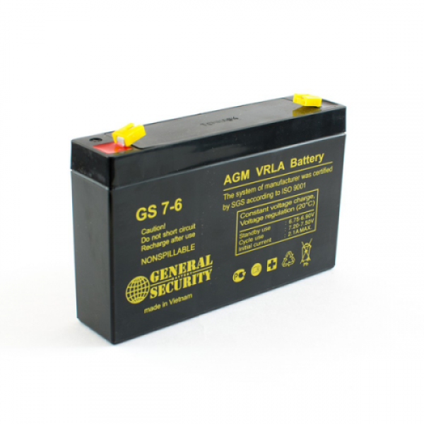 Аккумулятор General Security 6V 7Ah GSL7,2-6 