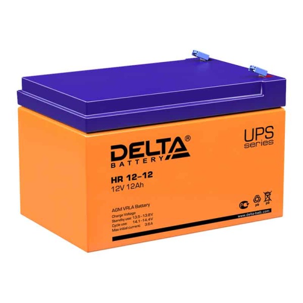Аккумулятор Delta 12V 12Ah HR 12-12